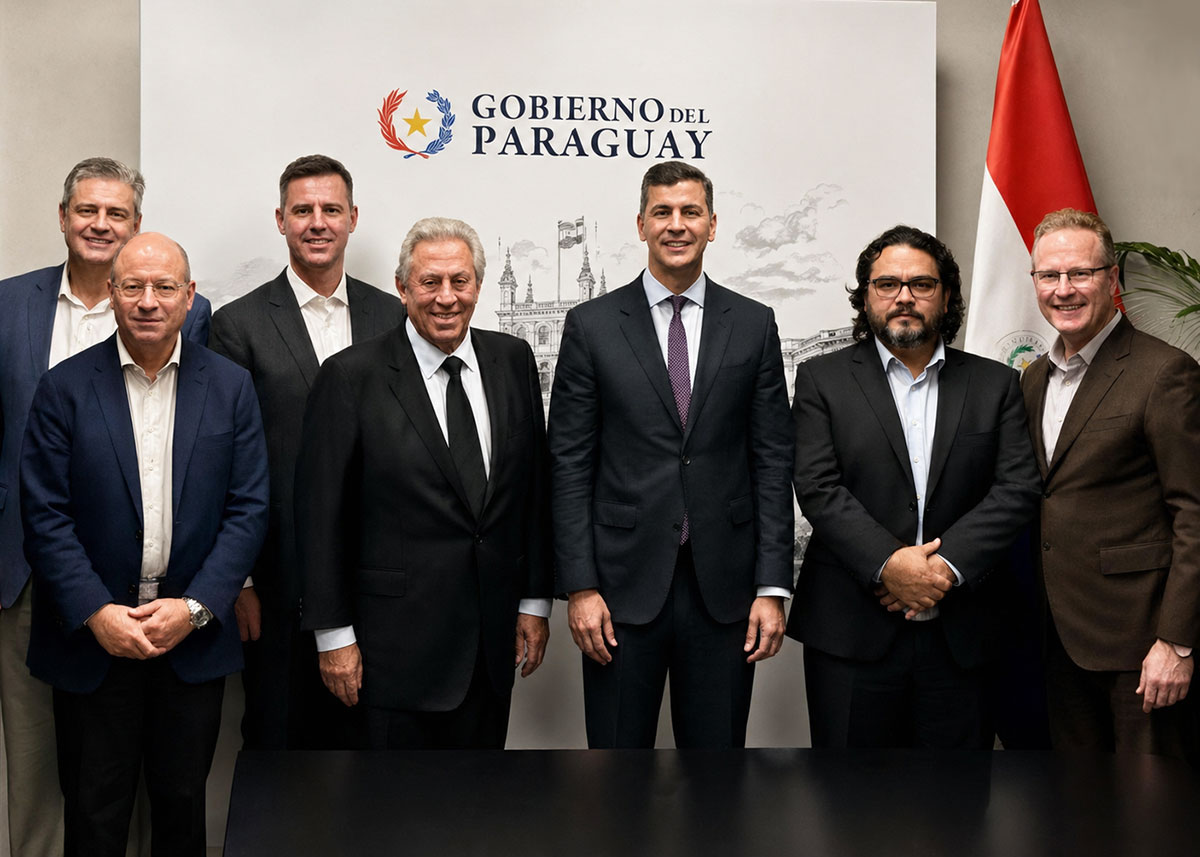 With the President of Paraguay. Advancing Kingdom influence in government.
